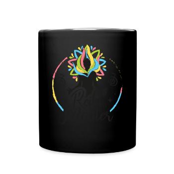 Chakra Holistique Healing Mains Bouddha Reiki Maître - Mug uni - noir - Devant