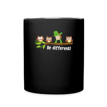 Soyez différent Tortue Be You Autism Awareness Turtle - Mug uni - noir - Devant