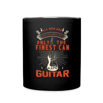 Gitarre Musik Gitarisst Gitarren Spruch - Tasse einfarbig - Schwarz - Vorne