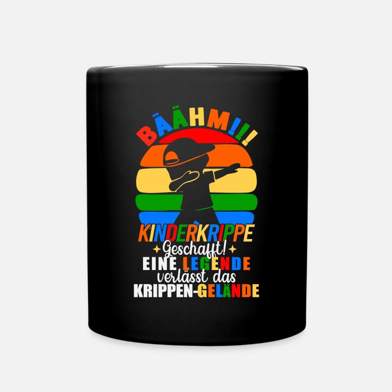 Kinderkrippe Geschafft Eine Legende Verlässt - Tasse einfarbig - Schwarz