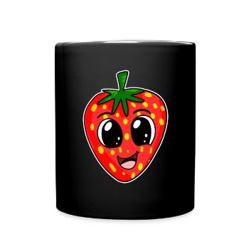 Fraises Fraises - Mug uni - noir - Devant