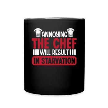 Ennuyer le chef entraînera - Mug uni - noir - Devant