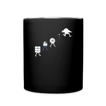 Cloud Data Design - Full Colour Mug - black - Front
