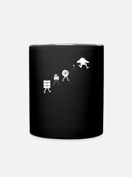 Conception de données dans le cloud - Mug uni - noir