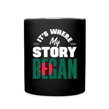 Bangladesch Bangladesch Bangladesch Flagge Zitat - Tasse einfarbig - Schwarz - Vorne