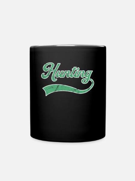 Jagd Schriftzug - Tasse einfarbig - Schwarz