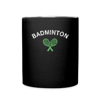 Badminton - Tasse einfarbig - Schwarz - Vorne