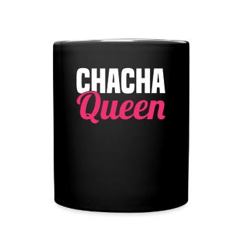 Musique de danse chacha pratiquant le latin - Mug uni - noir - Devant