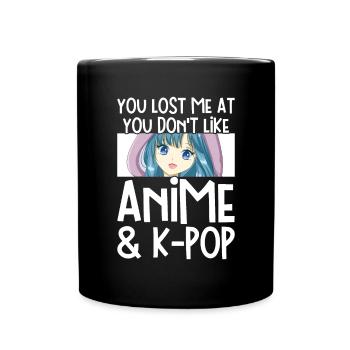 Anime & K-Pop Musique Kpop Manga Japonais Otaku - Mug uni - noir - Devant