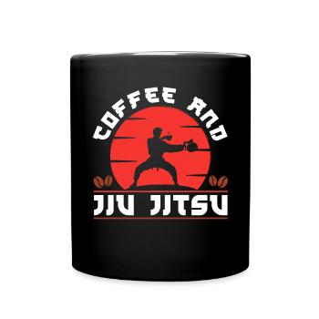 Brazilian Jiu Jitsu MMA Bjj Hugger - Tasse einfarbig - Schwarz - Vorne