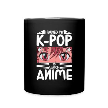Anime & K-Pop Musique Kpop Manga Japonais Otaku - Mug uni - noir - Devant