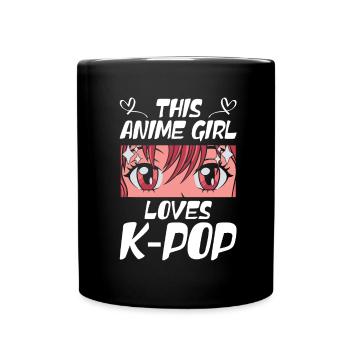 Anime & K-Pop Musique Kpop Manga Japonais Otaku - Mug uni - noir - Devant