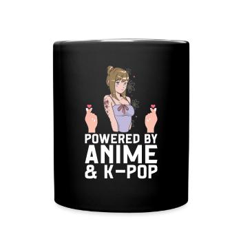 Anime & K-Pop Musique Kpop Manga Japonais Otaku - Mug uni - noir - Devant