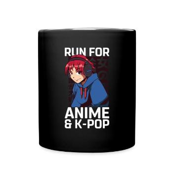 Anime & K-Pop Musique Kpop Manga Japonais Otaku - Mug uni - noir - Devant