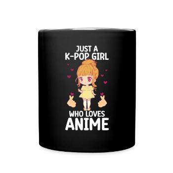 Anime & K-Pop Musique Kpop Manga Japonais Otaku - Mug uni - noir - Devant