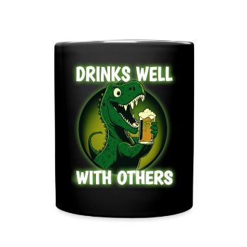 St Paddys St Patricksday St Patrick Day - Tasse einfarbig - Schwarz - Vorne