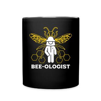 Beekeeper Bee-ologist Honey Bee Lovers Beekeeping - Full Colour Mug - black - Front