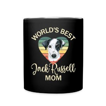 Chien Jack Russell Terrier - Mug uni - noir - Devant
