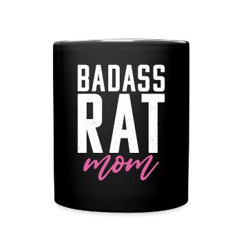 Rat Propriétaire Cadeau Rats Lover - Mug uni - noir - Devant