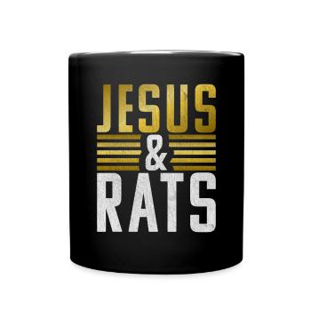 Rat Owner Gift Rats Lover - Full Colour Mug - black - Front