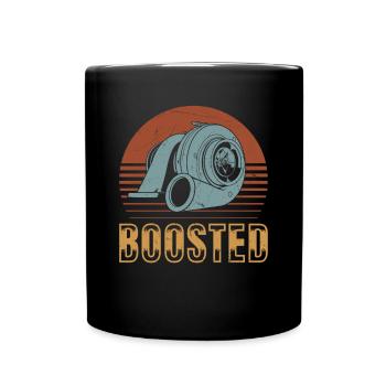 Turbocharger Boosted - Turbo & Tuning - Full Colour Mug - black - Front