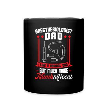Anesthesiologist Dad - Full Colour Mug - black - Front