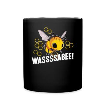 Imker Wassssabee Honig Bienenliebhaber Imkerei - Tasse einfarbig - Schwarz - Vorne