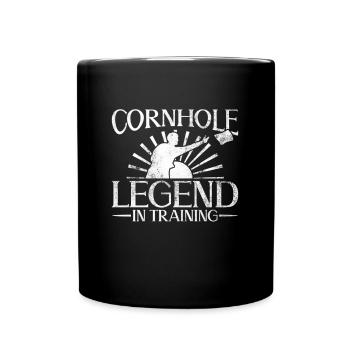 Cornhole Legend en formation - Funny Cornhole - Mug uni - noir - Devant