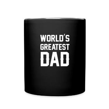 Meilleur papa mari papa cadeau de fête des pères pour papa - Mug uni - noir - Devant