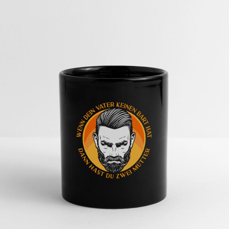 Bart Bartträger Vollbart Schnauzer Männer Geschenk Tasse einfarbig