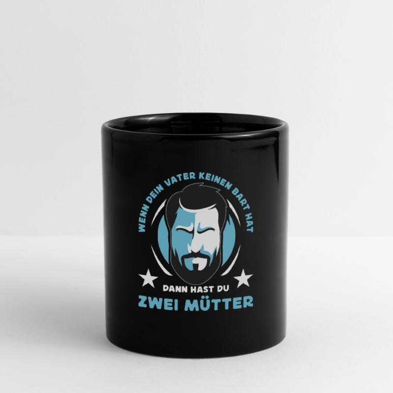 Bart Bartträger Vollbart Schnauzer Männer Geschenk Tasse einfarbig