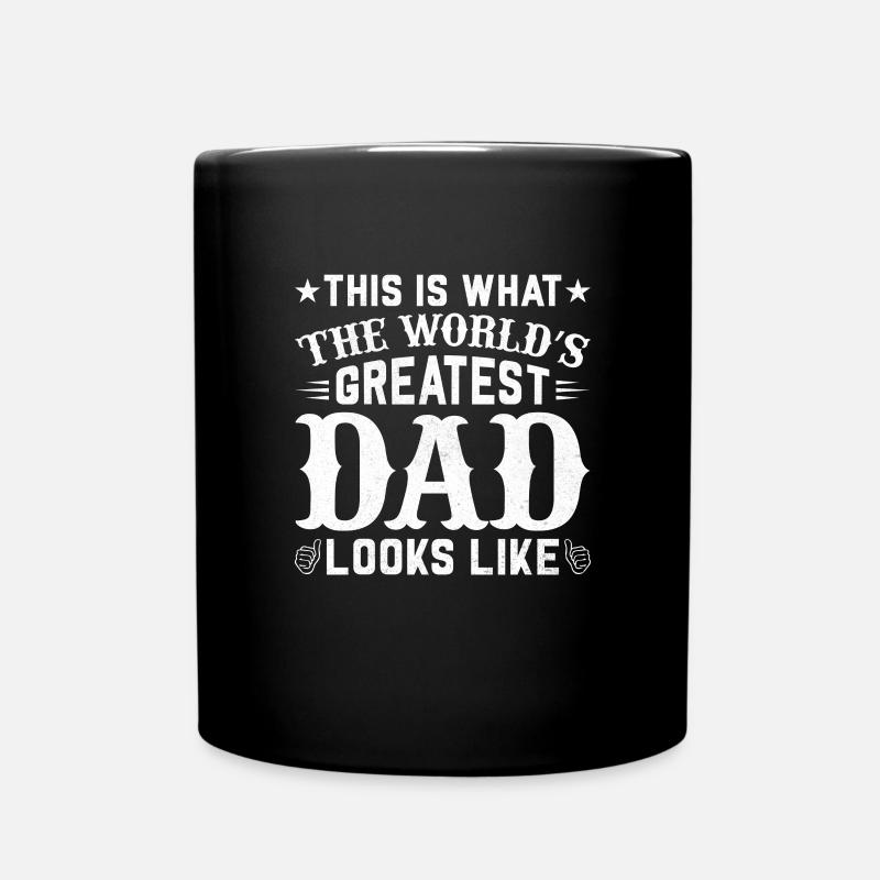 Best Dad Husband Daddy Fathers Day Gift For Dad - Full Colour Mug - black