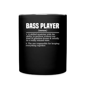 Bassiste Bassiste Instrument - Mug uni - noir - Devant