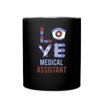 Hôpital infirmier d’urgence - Mug uni - noir - Devant