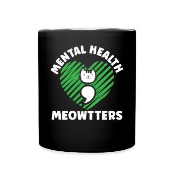Prévention du suicide Sensibilisation à la santé mentale - Mug uni - noir - Devant