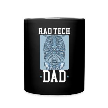 Rad Tech Röntgenradiologie Radiologe Radiologe - Tasse einfarbig - Schwarz - Vorne