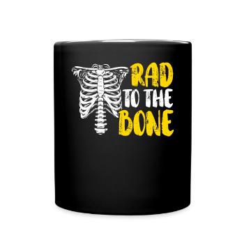 Rad To The Bone Rad Tech Radiologie-Radiologe - Tasse einfarbig - Schwarz - Vorne