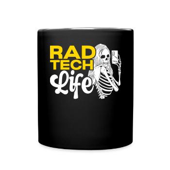 Rad Tech Röntgenradiologie Radiologie Radiologie Radiologie Radiologie - Tasse einfarbig - Schwarz - Vorne