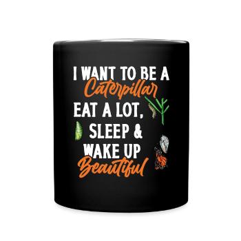 Monarque papillon monarque américain papillon monarque - Mug uni - noir - Devant