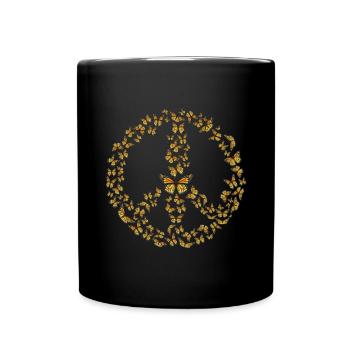 Monarque papillon monarque américain papillon monarque - Mug uni - noir - Devant