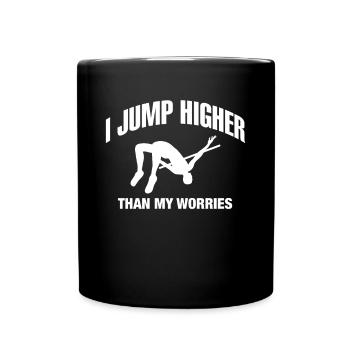 Chemise de saut à la perche Cadeau Saut à la perche Slogan - Mug uni - noir - Devant
