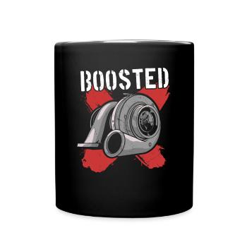 Turbocharger Boosted - Turbo & Tuning - Full Colour Mug - black - Front
