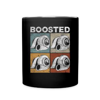 Turbocharger Boosted - Turbo & Tuning - Full Colour Mug - black - Front