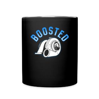 Turbocharger Boosted - Turbo & Tuning - Full Colour Mug - black - Front