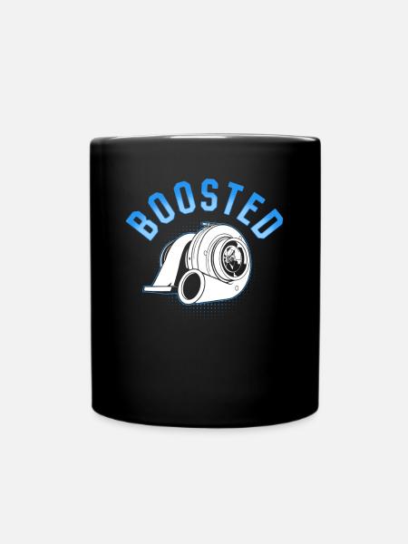 Turbolader Boosted - Turbo & Tuning - Tasse einfarbig - Schwarz