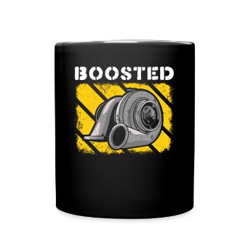 Turbocharger Boosted - Turbo & Tuning - Full Colour Mug - black - Front