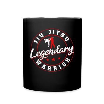 Brazilian Jiu Jitsu MMA Bjj Hugger - Tasse einfarbig - Schwarz - Vorne