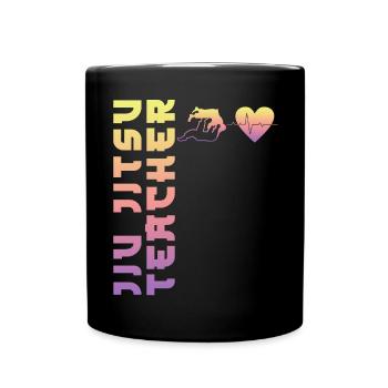 Brazilian Jiu Jitsu MMA Bjj Hugger - Tasse einfarbig - Schwarz - Vorne