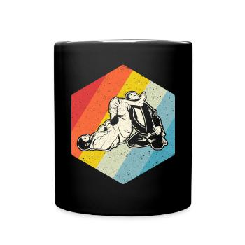 Brazilian Jiu Jitsu MMA Bjj Hugger - Tasse einfarbig - Schwarz - Vorne