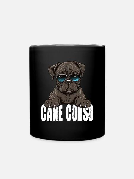 Cane Corso Welpe für einen Cane Corso Besitzer - Tasse einfarbig - Schwarz